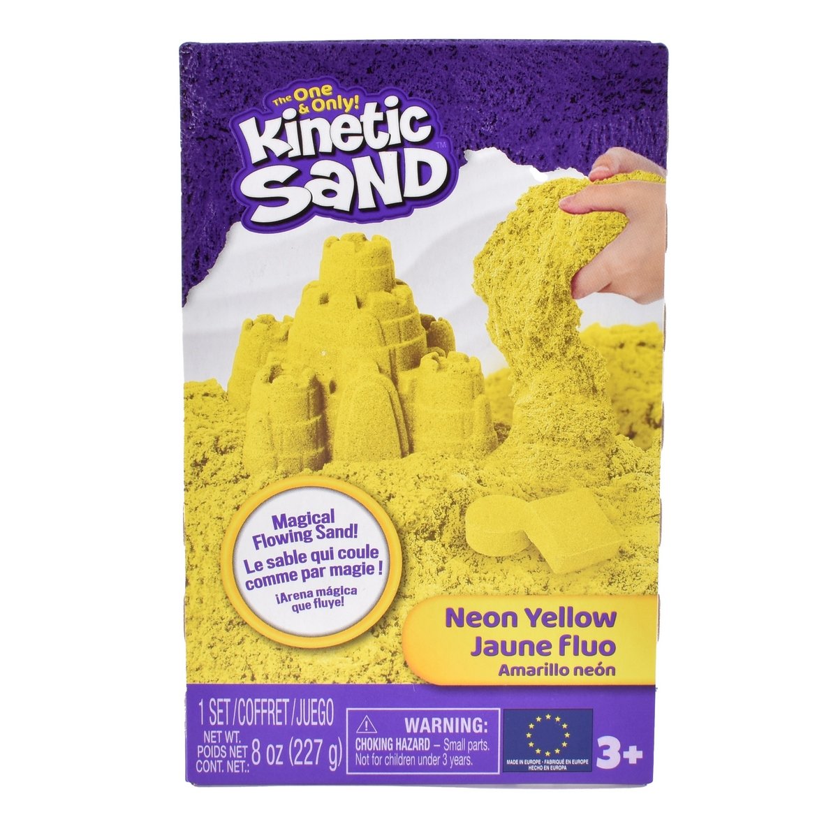 Arena Magica Neon 227 Gramos Kinetic Sand - Amarillo Neon